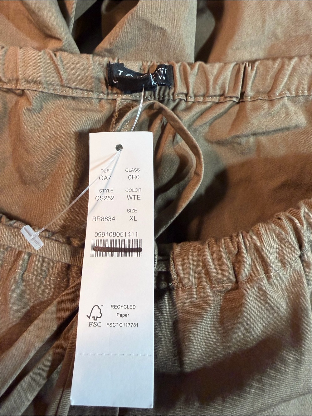 J.Crew Luna pant in cotton poplin in worn teak - Picture 9 of 10